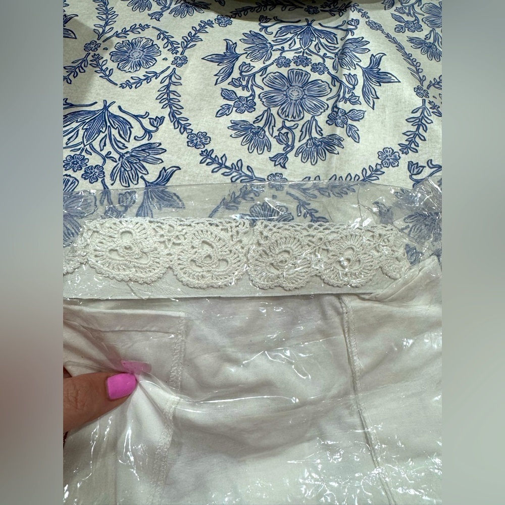 Lillian Vernon vintage White Detachable Lace Collar dicky NIP - Picture 3 of 12